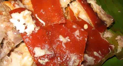 Lechon chop care filipino-food