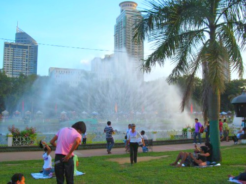 Dancing Fountain At Day