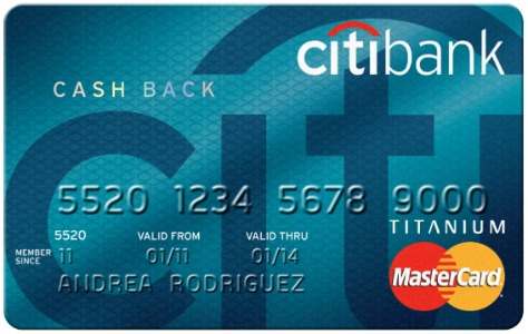  Citibank Cash Back credit card