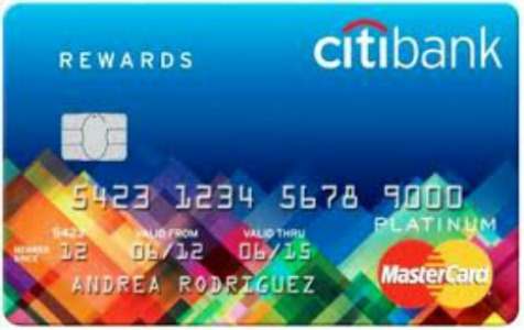 Citibank Rewards credit card