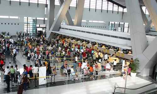 Cebu Pacific checkin area at NAIA3 care ninoy-aquino-international-airport