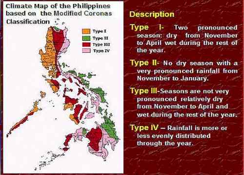 Climate map care philippines weather