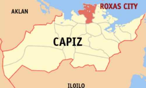 Roxas City locator map Capiz province and Roxas City