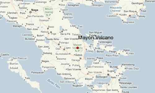 Map Mayon Volcano care mayon-volcano