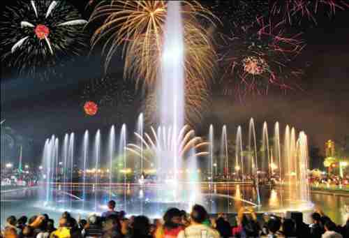 First New Year countdown 2011
