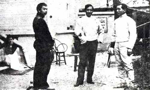 Rizal and Luna in practice fencing care jose-rizal