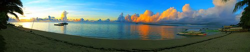 Siargao Sunset of philippines-tourism