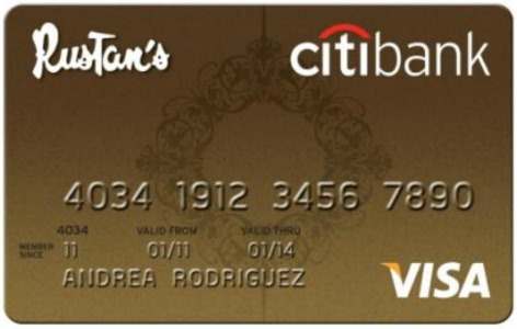  Rustan Citibank Credit Card Gold